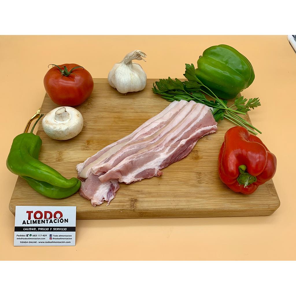PANCETA DE CERDO FRESCA EN TIRAS 