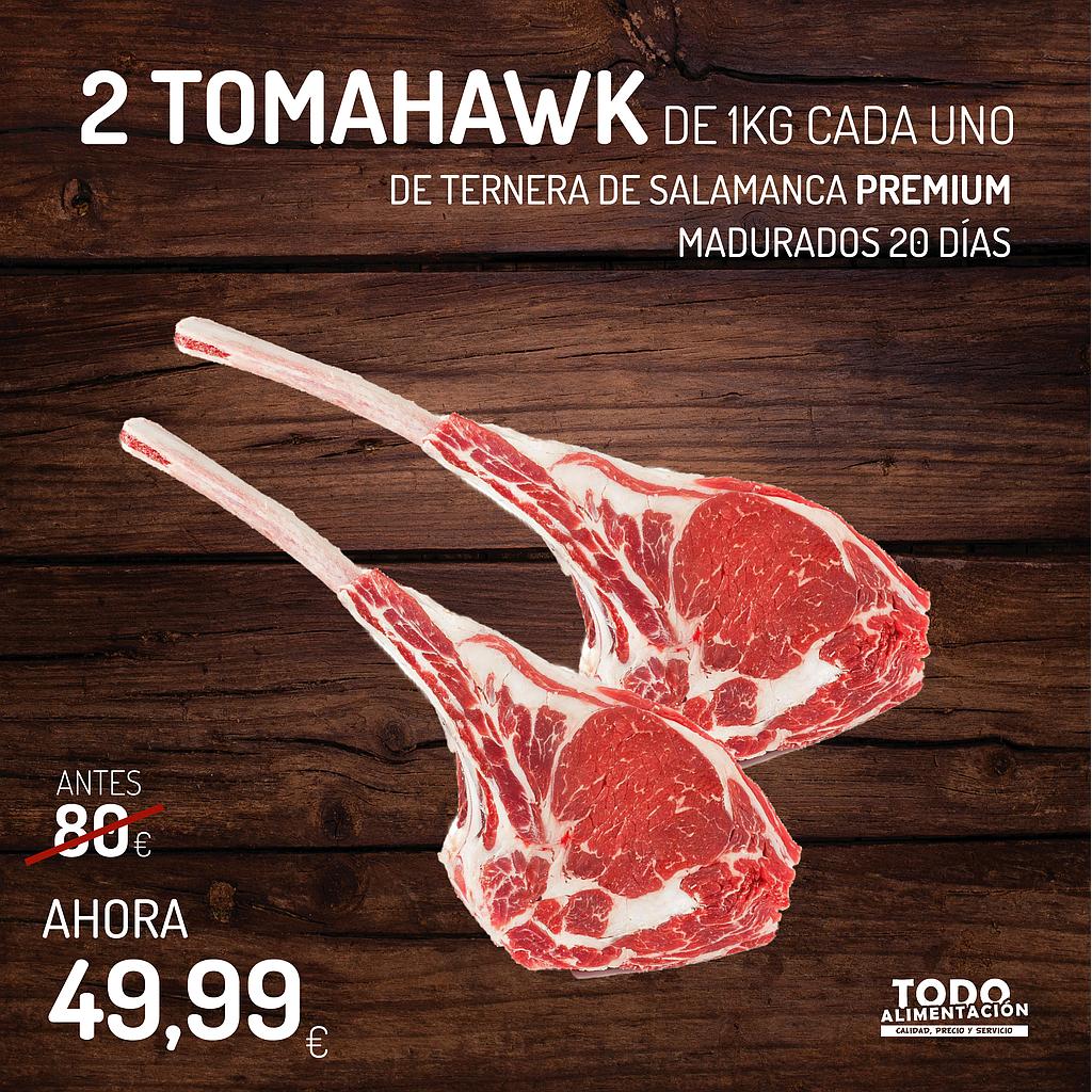 2 TOMAHAWK DE DE 1KG