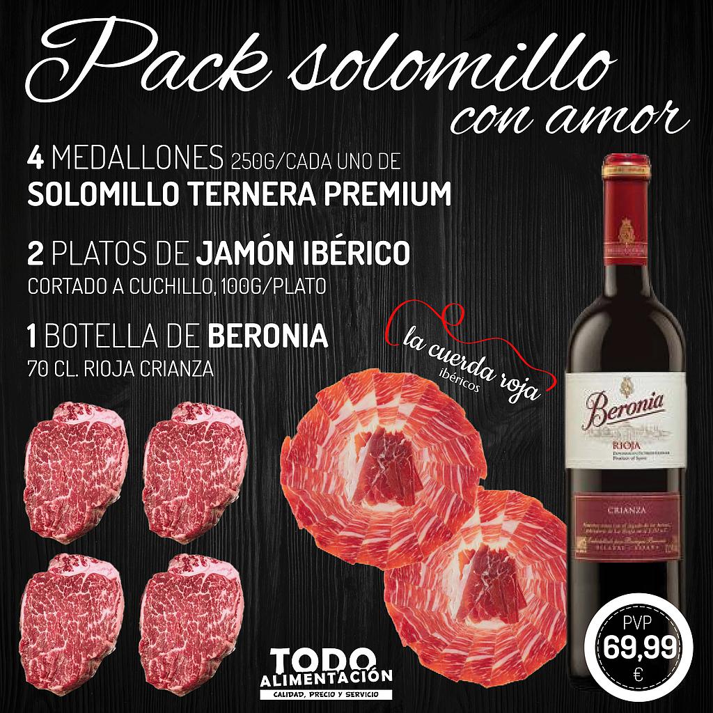 pack solomillo con amor 